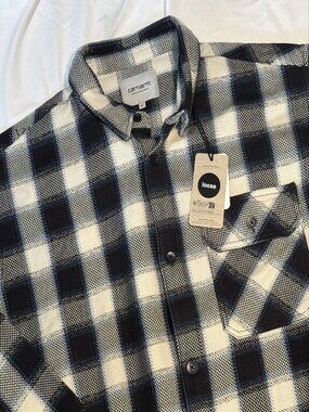 BNWT Carhartt WIP Witten Flannel Shirt Jacket XL
